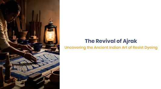 The Revival of Ajrak: Uncovering the Ancient Indian Art of Resist Dyeing