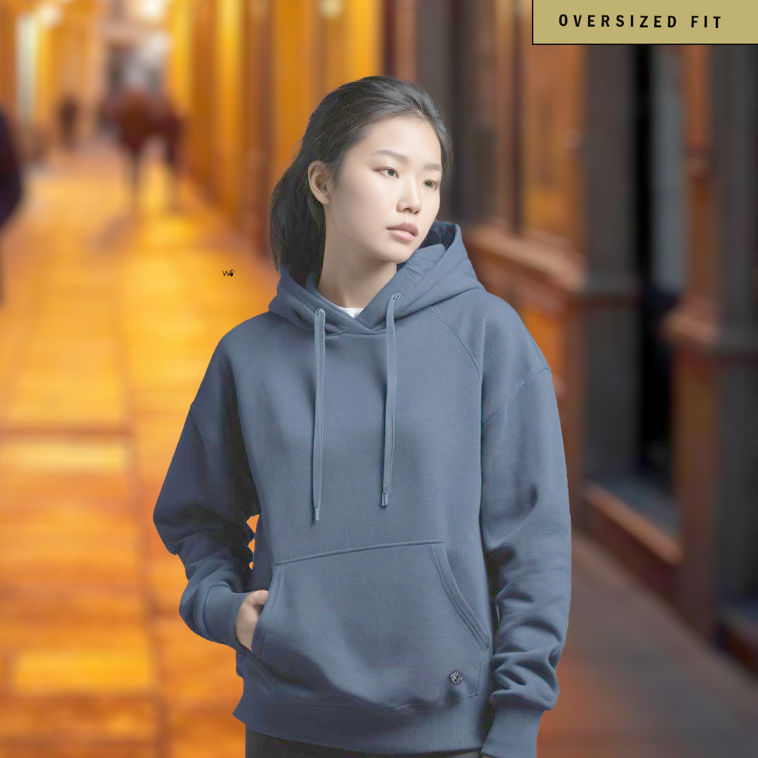 Unisex 100% Navy Blue Hoodie | Offer Code: PRE100